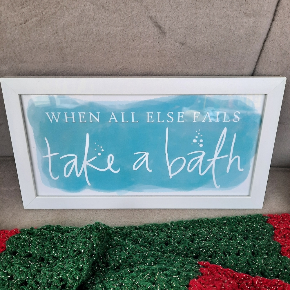 Take Bath Sign
